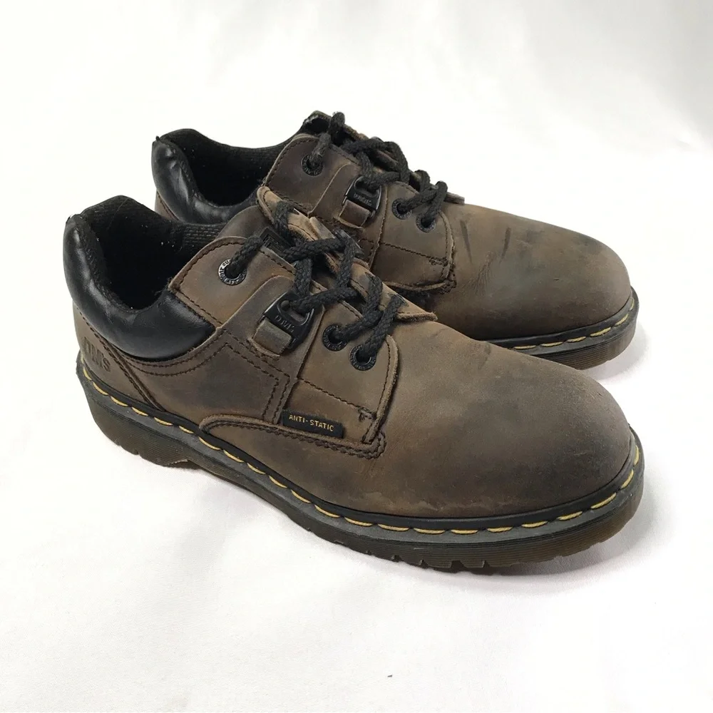 Dr. Martens Industrial Lace Up Work Shoes Sneakers Made in England Size 9